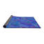 Tapis bleu/gris/rose à motifs-2090733884