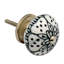 Nicola Spring - Round Ceramic Cabinet Knobs - White Rose