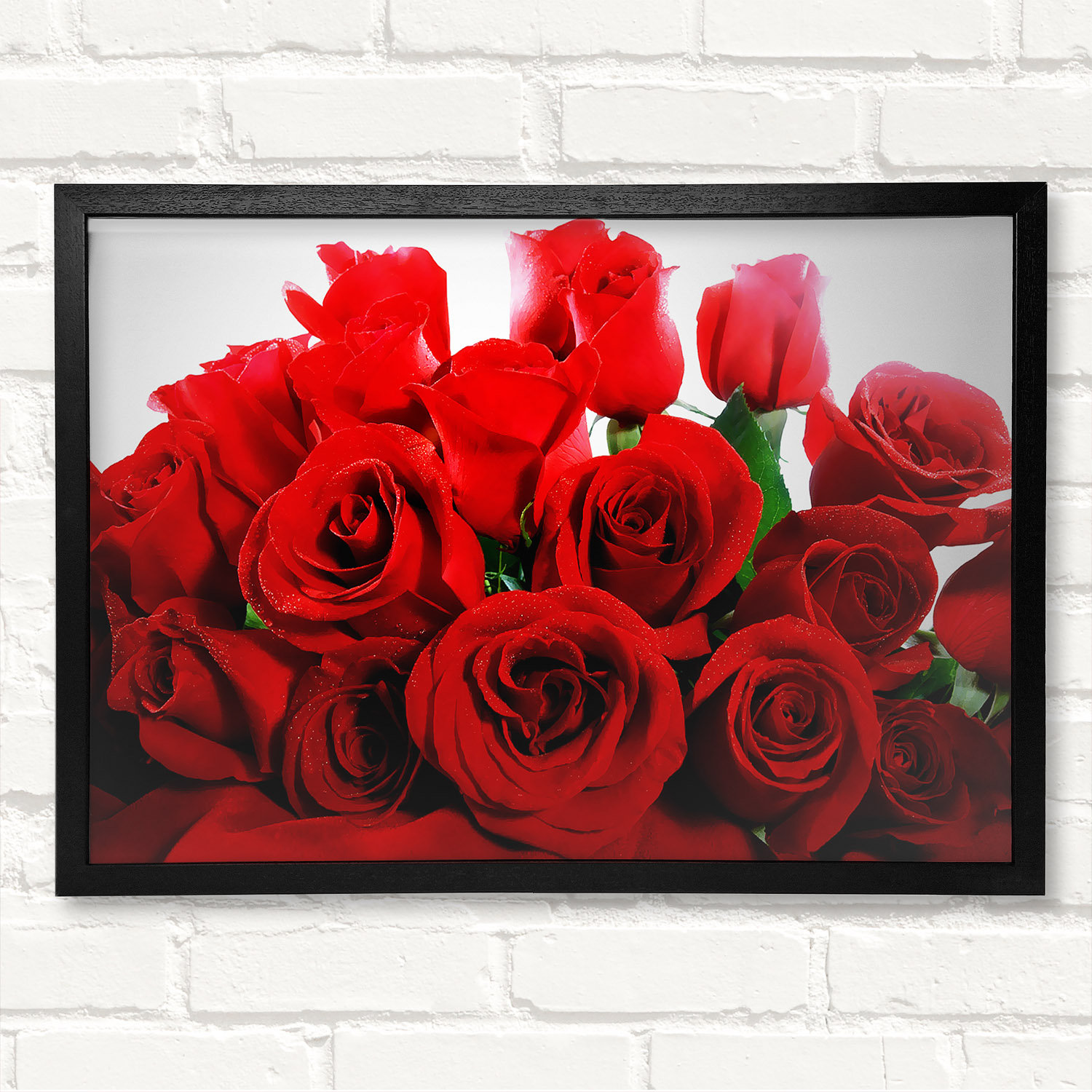 Ruby Roses Print Canora Grey Lovely Red Roses - Print | Wayfair.co.uk
