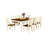 Laureus 9 Piece Extendable Dining Set