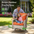 7 - Person Wicker Outdoor Conversation Set, Patio Sofa & Swivel Chair Set with Cushions-2060967966