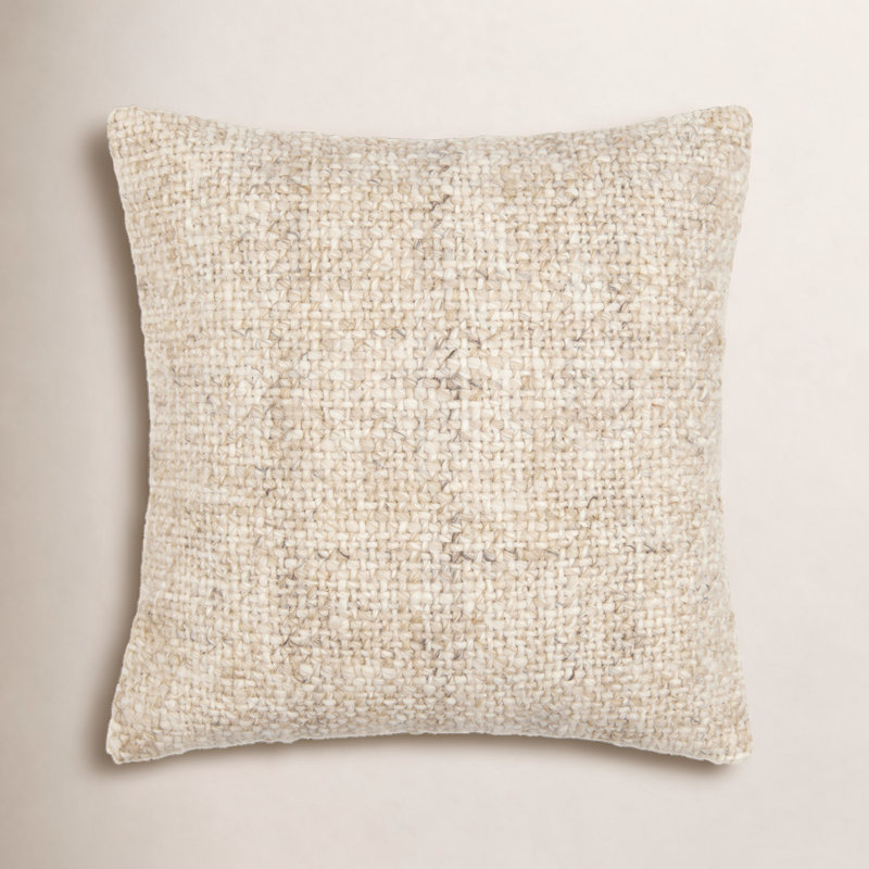 Coussin Ellingson, H 20 po x l 20 po, Duvet, Beige
