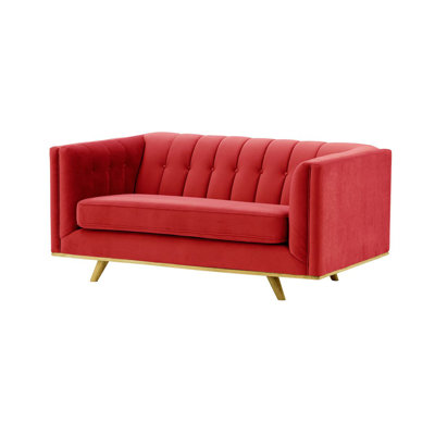 Afsheen 2-Seater Velvet Sofa