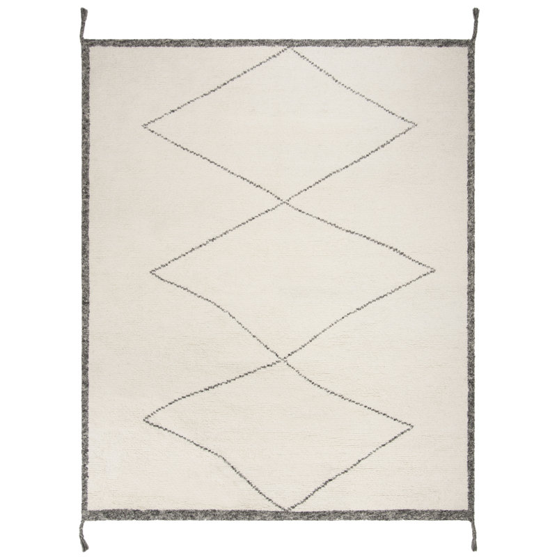 Tapis en laine touffeté à la main Powell, Rectangle 8 pi x 10 pi