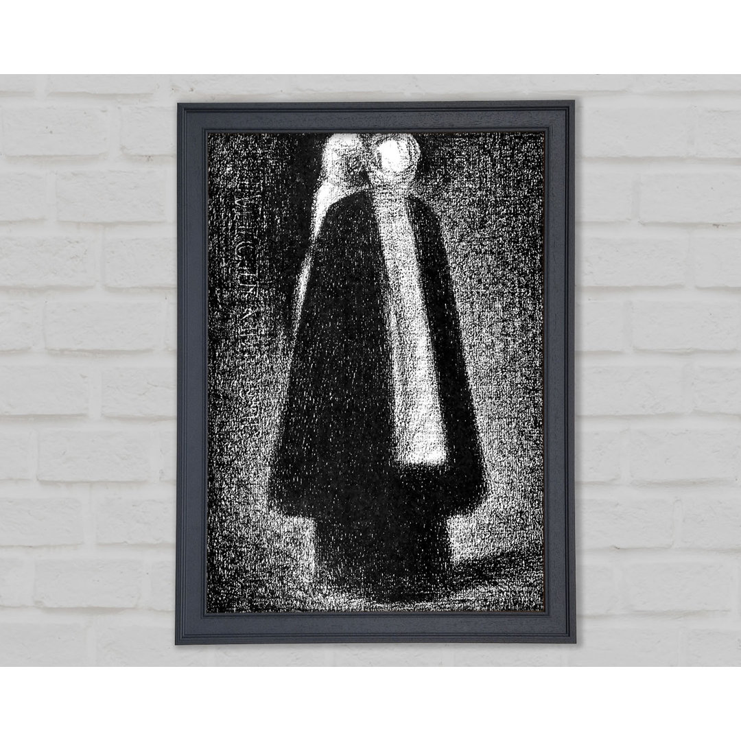 Gerahmtes Leinwandbild Seurat Nurse