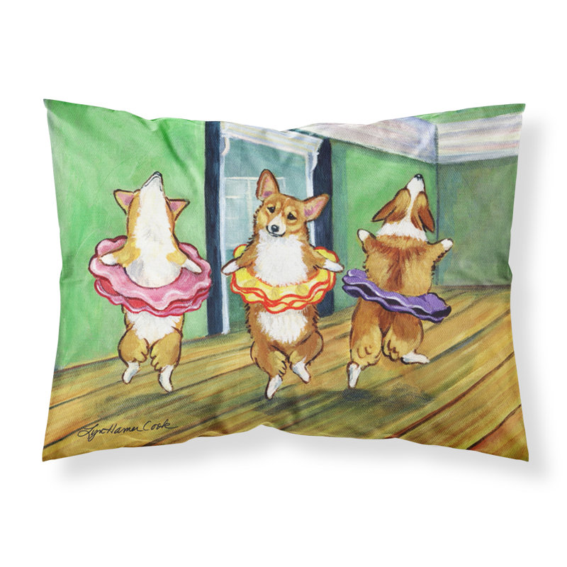  Taie d'oreiller Little Ballerina Corgi