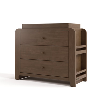 Read-With-Me 3 Drawer Chest With Bookshelves And Removable Changing Topper