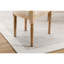 Chaise en bois massif de style français 2, crème. Fabrication robuste avec rembourrage en mousse. Revêtement. Design rétro. Pieds en bois robustes. Rampe élégante. Beige 20,87 po de profondeur, 18,65 de largeur, 32,84 de hauteur.