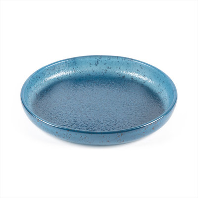 Vaisselle en verre assiette ronde en verre de paprika de 9,5 po de diamètre