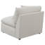 Fauteuil rembourré Jaequan ivoire-106885648