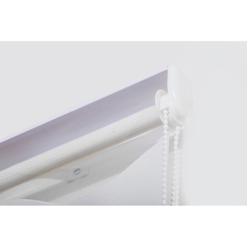 Semi Sheer Roller Blind, White, 175 cm L x 105 cm W