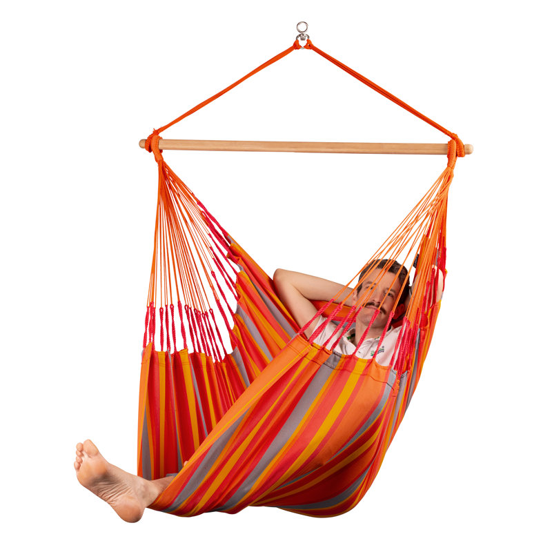 Chaise longue hamac imperméable en oléfine Domingo, Toucan, Très grand lit