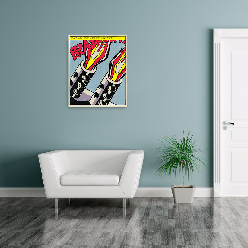Roy Lichtenstein - No Frame Print on Wood