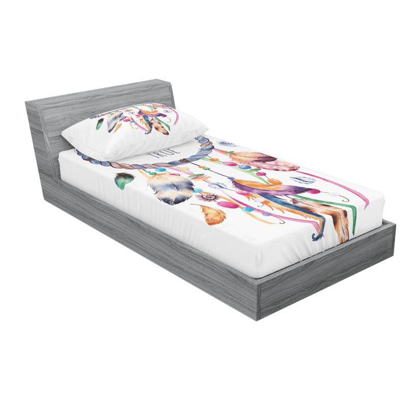 Microfiber Sheet Set, Twin Sheet Set with Fitted Sheet