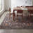Primrose Art Nouveau Floral Border Machine-Washable Rug-123060135-123060133