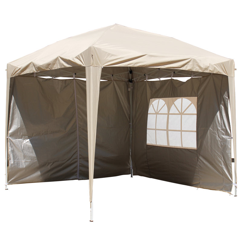 Iserman 2m x 2m Metal Pop-Up Gazebo, Beige