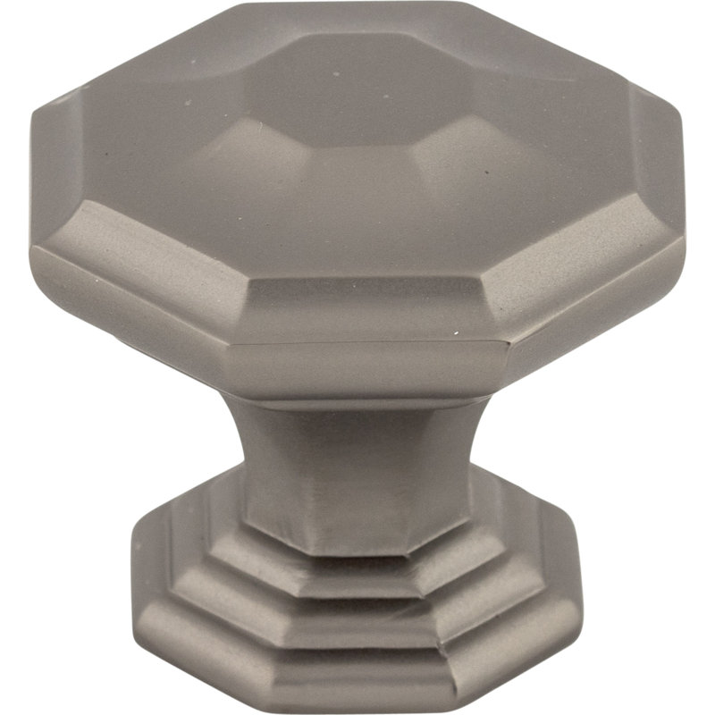 Chalet 1 1/2" Diameter Round Knob, Ash Gray, 1 1/2" Knob Diameter