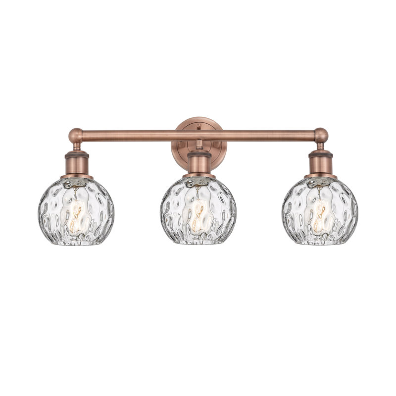 Cambria 3 - Light Dimmable Vanity Light, Antique Copper
