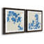 Falling Leaves III - ensemble de 2 reproductions d'art sur papier encadré-735811410-735811402