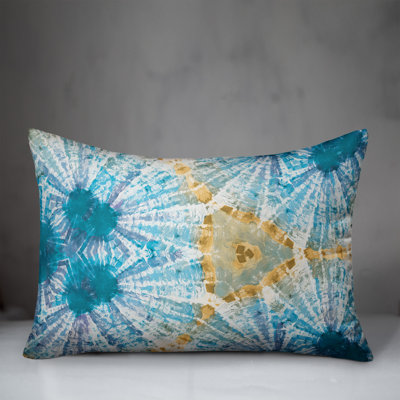 Abstract Outdoor Reversible Throw Pillow