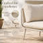 Modular Sectionals Chair, Metal Frame, Modern Rope Patio Seat for Outdoor Home