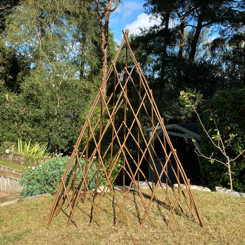 Allmond Wood Expanding Trellis, 120"H x 35" W x 35" D
