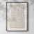 Papier encadré argent vieilli sélectionné