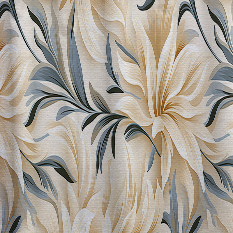 Driftwood Elegance Motif tropical - Rideau tropical - Velours obscurcissant - 1 panneau, L 52 po x L 90 po
