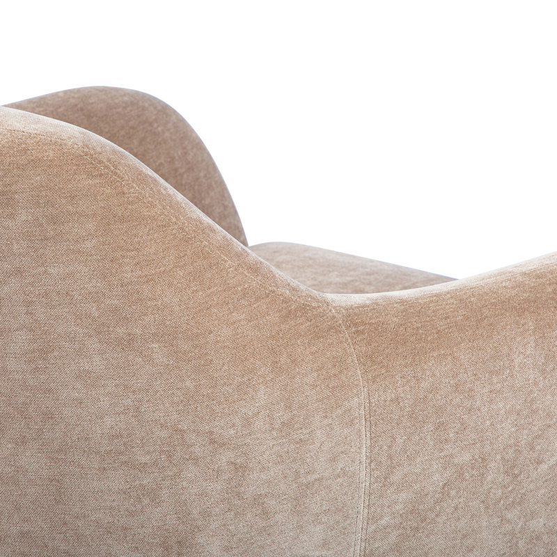 Zurich Accent Chair Forest Green, Chocolate