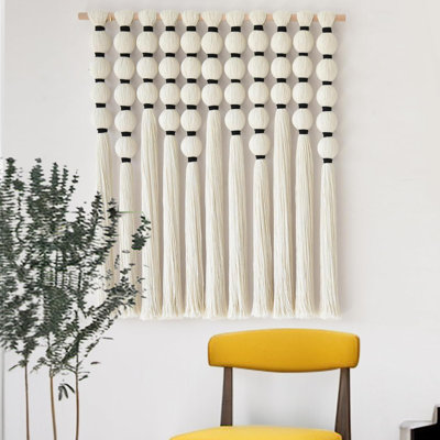 Spherical Cotton Textile Wall Hanging
