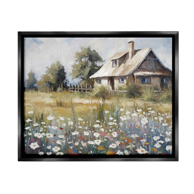 «Charmant Prairie Cottage Floater Frame» par Ramona Murdock sur