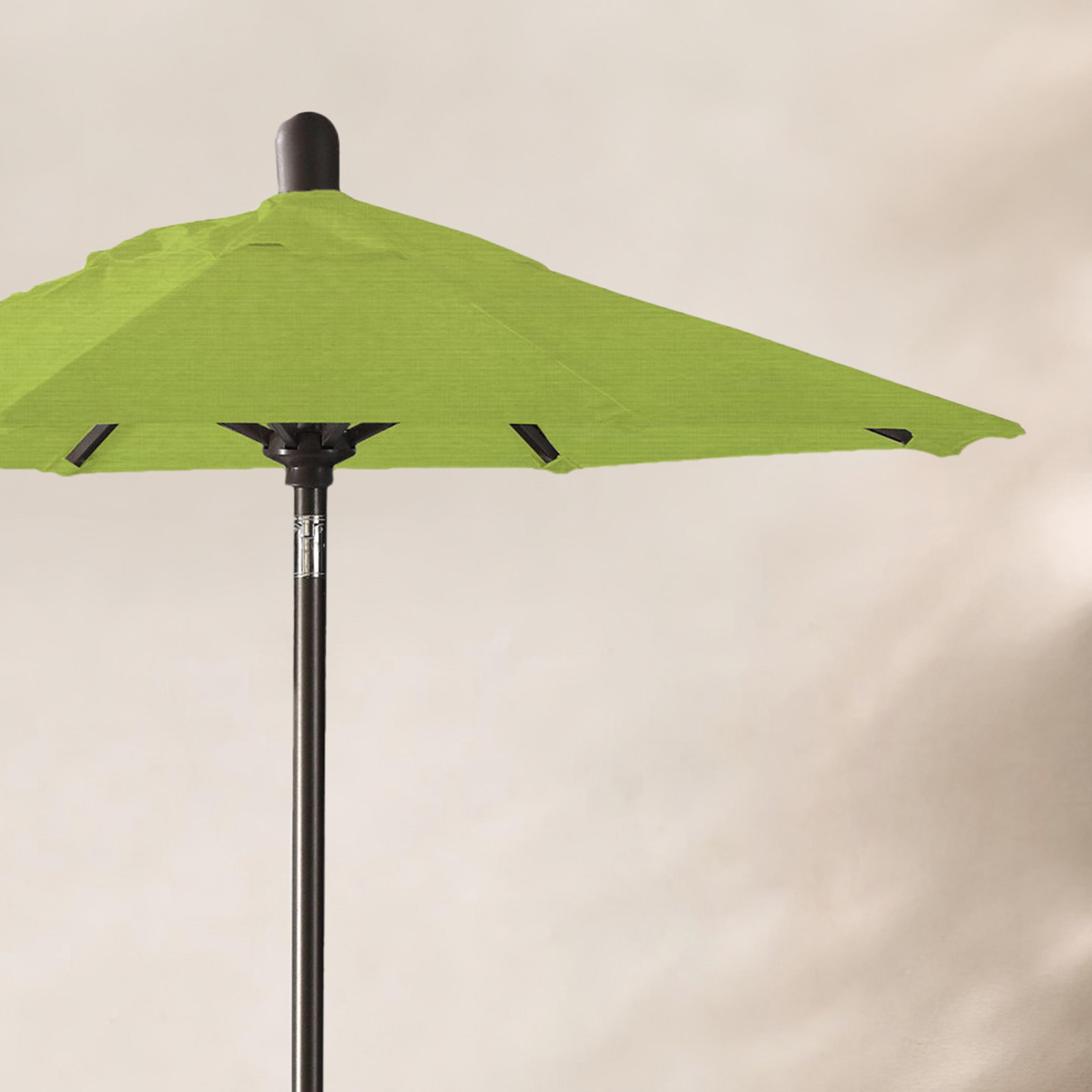 Natalie 74.5'' Outdoor Umbrella, Black Sapphire, Canvas Macaw