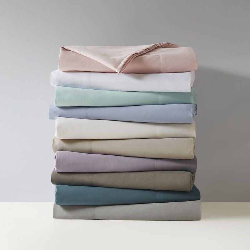 Blush Twin Deep Pocket Microfiber Sheet Set
