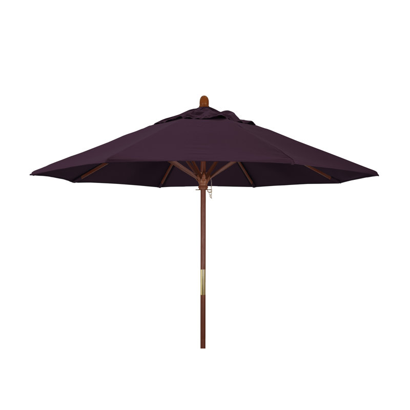 Parasol de marché octogonal 9 'x 9' Manford Austerio, Performance mauve