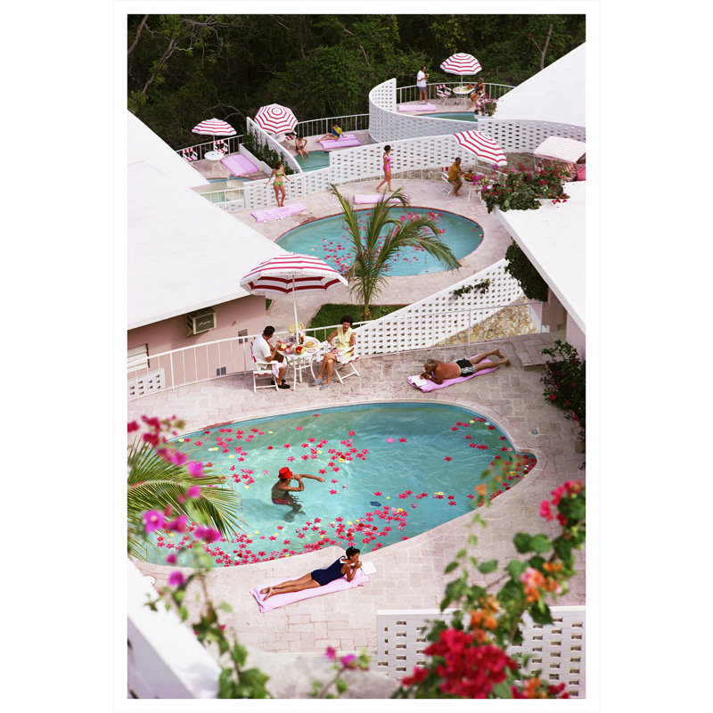 Las Brisas Hotel Print by Slim Aarons, Unframed, 48.5" H x 32.5" W x 0.1" D