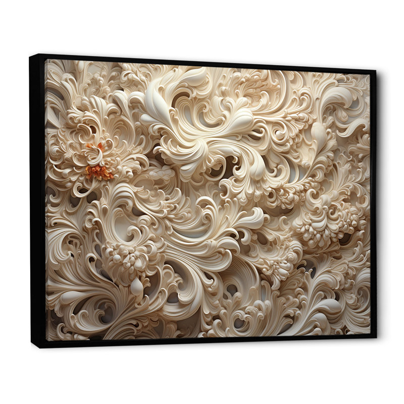 Impression sur toile, "Hindu Bhagavad Gita Blessed", Cadre flottant noir, H 34 po x l 44 po