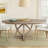 Dana Heights 74" Round Table with 20" Leaf