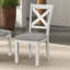 Chaises de salle à manger à dossier croisé 2 pièces Modern Modern