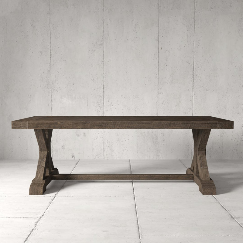 Yisela rectangulaire, L 40 po x L 120 po, Satiné, Natural