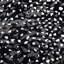 Tapis noir / gris / blanc en laine et coton noué à la main Denum-76791502