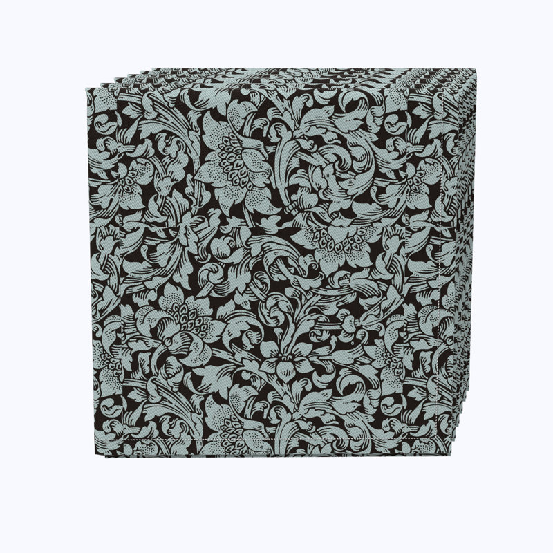 Cotton Floral Square Napkin