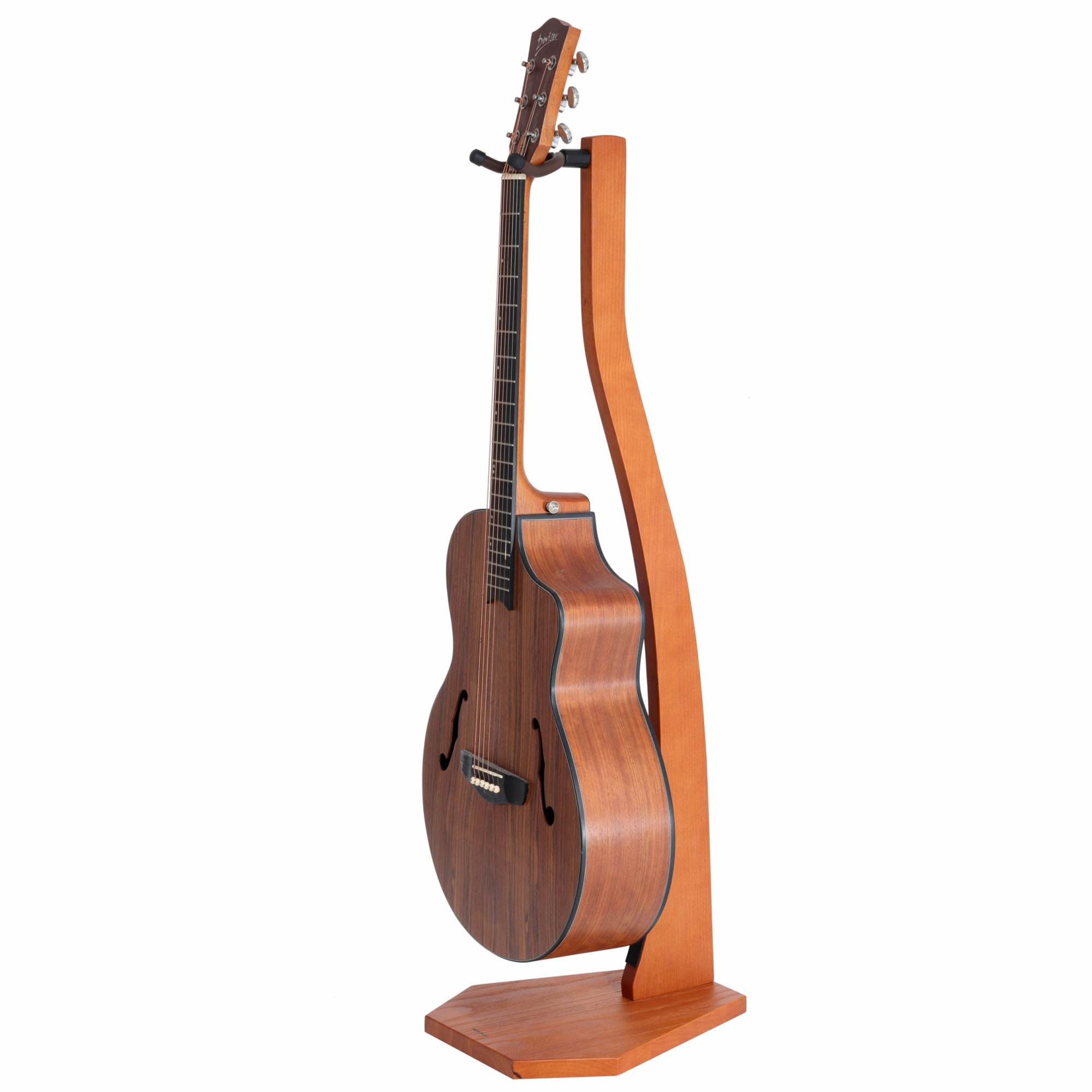 George Oliver Wooden Guitar Stand, Handmade German Ash Solid Swan ...