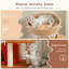 Cake-shaped cat tree with three-tier cat apartment and jumping platform-117191770