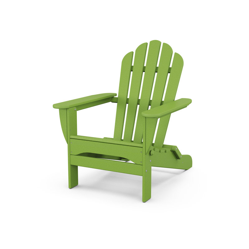 Monterey Bay Folding Adirondack Chair, Lime