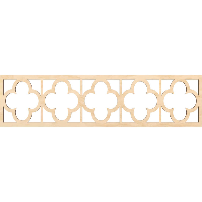Moulure à panneau Woodall, Bouleau, H 12 po x l 47 po x P 0,25 po