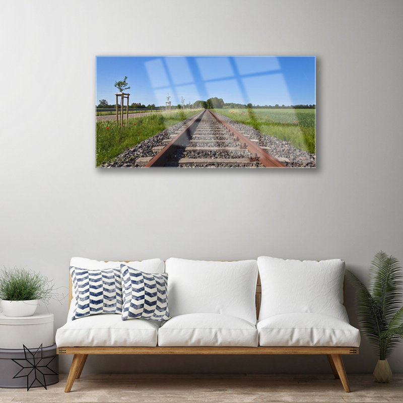 Tracks Architecture - Unframed Photograph on Glass