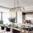 Jaciyon 8 - Light Dimmable Dining Room Modern Linear Chandelier