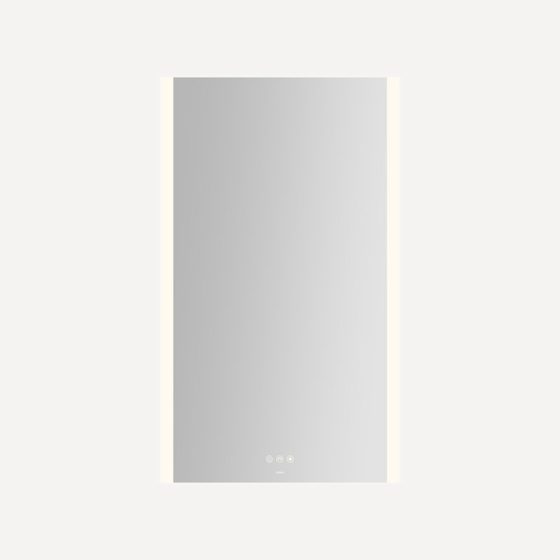 Instinct Lighted Rectangular Mirror, Edge Lit Light Pattern, 24" x 40" x 7/8"