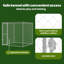 200cm H Metal Pet Barrier With Door