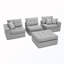 Canapé modulaire en L convertible-166363618